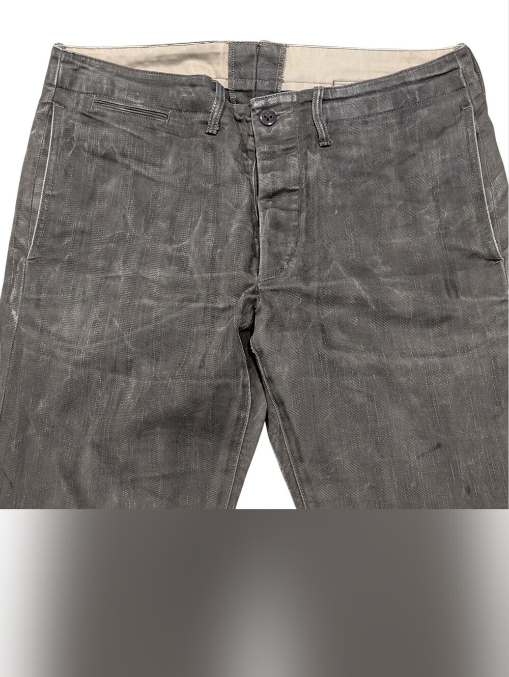 RRL Polo Ralph Lauren Buckle-Back Selvedge Inspired Vintage 40s Officer's Field - Picture 3 of 9